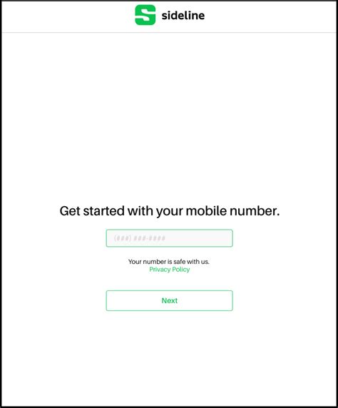 my sidleine|sideline messaging log in.